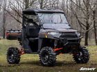 Fdws-p-ran1k-70 633 Superatv Polaris Ranger Xp Flip Down Windshield Scratch Resistant