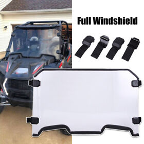 Oms2273pl02201-1f Full Windshield For 19-22 Polaris Rzr Xp 1000/4 1000 Turbo Scratch Resistant Us