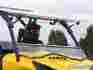 Fws-ca-com-001-70 Super Atv Can-am Commander Scratch Resistant Flip Windshield