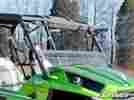 Fws-k-trx4-70 Super Atv 2014-2015 Kawasaki Teryx 800 Scratch Resistant Flip Windshield