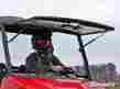 Fws-p-ranmid-70 Super Atv 2015 Polaris Ranger Midsize Scratch Resistant Flip Up Windshield
