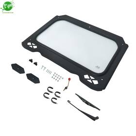1399482 Gardenice For Polaris Rzr 900 1000 Turbo 2014-2018 Full Glass Windshield With Wiper Front