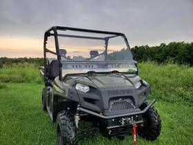 Polm57-gx1-clr Gcl Polaris Ranger 500/570 Vented Full Windshield Scratch Resistant And Dot App By