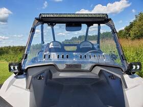 Rzr100-sb1-clr Gcl Polaris Rzr 1000 1-pc Windshield With Clamp And Vent Options By