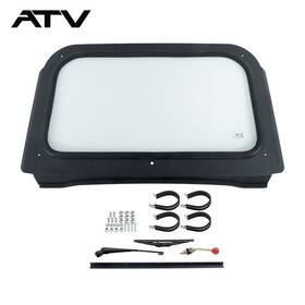 Ast2365862 Genrics Black Full Glass Windshield With Wiper For 2008-2014 Polaris Rzr 570 800 Xp 900 Ast2365862 Genrics Black Full Glass Windshield With Wiper For 2008-2014 Polaris Rzr 570 800 Xp 900