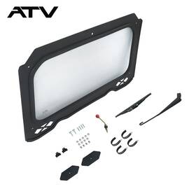 La1899297cm Genrics Front Full Glass Windshield With Wiper For 2014-2018 Polaris Rzr 900 1000 Turbo La1899297cm Genrics Front Full Glass Windshield With Wiper For 2014-2018 Polaris Rzr 900 1000 Turbo