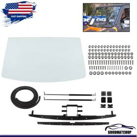 Ta0765 Goodmatchup Flip Windshield With Hardware For Polaris Ranger 2013-up Xp 900/2014-up 900 Crew