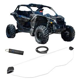 Ws1108ha Gpa Motors Half Front Windshield Tough Pc Fits Can-am Maverick X3 Xrs Turbo 2017-2024