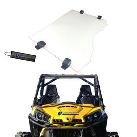 Ws1128fa Gpa Motors Front Full Windshield Tough Pc Fits Can Am Commander 800 / 1000 2011-2023