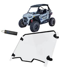 Ws1526fb Gpa Motors Front Full Windshield Tough Pc Fit Polaris Rzr Xp 1000 4 Turbo Model 2019-2023