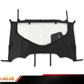 E-02sta1301abk Grandorange Utv Fabric Rear Panel Waterproof Pvc Fit For 2016-23 Honda Pioneer 1000 /1000-5