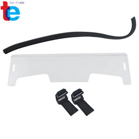 Tl20214q Half Windshield Polycarbonate For 2019 Polaris Rzr Xp 1000 4 Turbo S