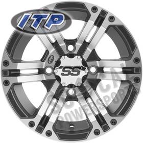 Iw-3415-112418 Itp Ss212 Whl 12x7 5 2 4/137 12mm Machined/blk Can Am Maverick Turbo 2016-2017