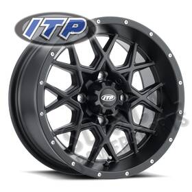 Iw-3415-137857 Itp Storm 14x7 4/110 Hurricane Blk 5 2 Yfm 450fg Grizzly 4x4 Auto Irs 2007-2014