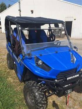 Jst602 J Strong Industries Kawasaki Teryx 800 2011-2015 2 And 4 Seat Folding Utv Windshield By Jstrong