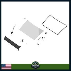 Buc10574 John Deere Full Windshield Polycarbonate Abrasion-resistant