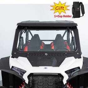 4582 Kemimoto Vented Front Full Glass Windshield Window For Polaris Rzr Xp 1000/ 4 1000 2024