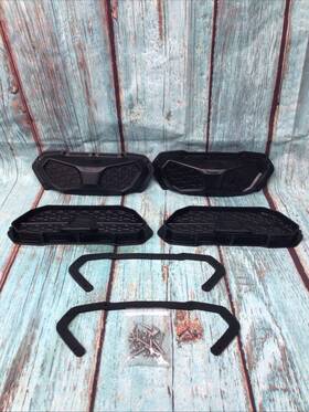 Kemimoto 650076558488 2pcs Windshield Versa Vent Kit Self Linstall For Rzr /ranger /can Am X3