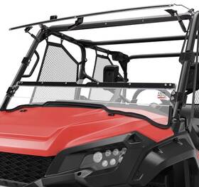 1000-6 Kemimoto 650076559409 Upgraded 2-in-1 Flip Windshield For 2016-2025 Honda Pioneer 1000/1000-5/1000-6