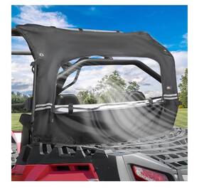 Kemimoto 650076559966 Rear Windshield Roll Up/down Soft Zipper Screen Cfmoto Zforce - Fast Shipping