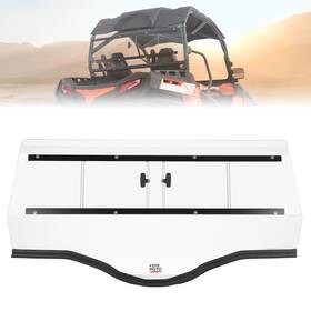 Kemimoto 722047879059 Utv Vented Rear Windshield With Sliding Window For 2014-2022 Cfmoto Zforce 800 Ex