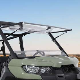Kemimoto 722047879752 Front Flip Windshield For Can Am Defender Hd 5/ 8/ 10/ Max 2016-2023