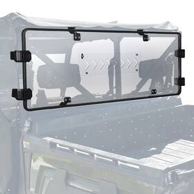 800sx Kemimoto 789049887703 2-in-1 Vented Rear Windshield Clear For 2020-24 Tracker Off Road