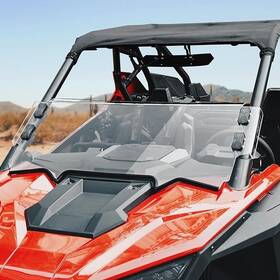 B0110-01603cl Kemimoto 1/2 Half Windshield Compatible With Polaris Rzr Pro Xp / R