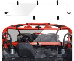 B0110-03501cl Kemimoto X3 Rear Windshield For 2017-2025 Can Am Maverick And Max - Read Description