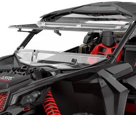 B0110-06703cl Kemimoto X3 Flip Windshield For Can-am Maverick And Max - Read Description