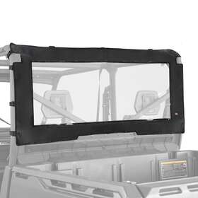 B0110-14302bk Kemimoto Soft Rear Windshield Window No Zipper For Can-am Defender Hd 5/ 7/ 8/ 9/ 10 Max