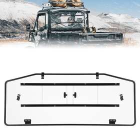 B0110-14801cl Kemimoto For Can-am Defender Hd 5/ 8/ 10/ Max Rear Sliding Windshield Back Screen 2016-24