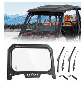 B0110-15666-cl Kemimoto For 19-23 Polaris Razor Xp 1000 And Rzr Turbo Utv Vented Dual Manual Wipers