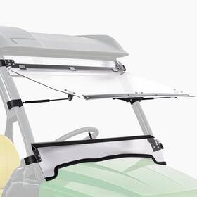 B0110-15687-cl-km Kemimoto John Deere Gator Scratch Resistant Flip Windshield - See Fitment