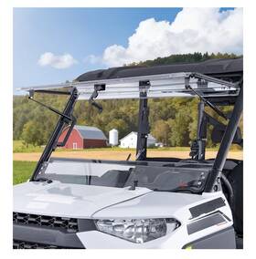 B0110-15702-cl Kemimoto 3-in-1 Flip Windshield For Polaris Ranger 1000/xp 1000 2017-2025 Front Window