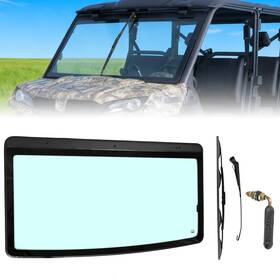 B0110-15725-cl-ey Kemimoto Glass Front Windshield With Manual Wiper For Cfmoto Uforce 1000/xl 2021-26