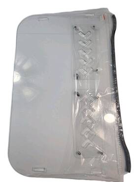 Kmb0110-15681-cl Kemimoto Front 2-in-1 Windshield Vented Full/half For Polaris Rzr 570 800 900 Xp 2008-22