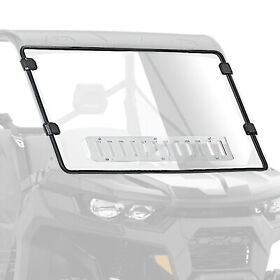 B0110-06203cl Kemimoto Utv Full Vented Windshield For 2016-2023 Can-am Defender Hd5/8/10/max B0110-06203cl Kemimoto Utv Full Vented Windshield For 2016-2023 Can-am Defender Hd5/8/10/max