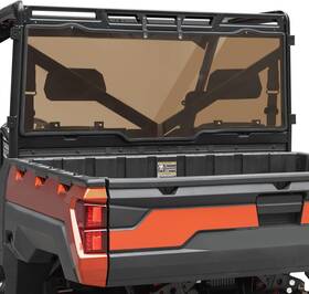 Utvb0110-02001 Kemimoto Anti-uv Tinted Polycarbonate Rear Window Fits Polaris Ranger Xp 1000
