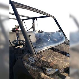 3748-k544074-utv Klock Werks Flare Windshield Kit-clear For 2017-2020 Can-am Defender Max Hd10