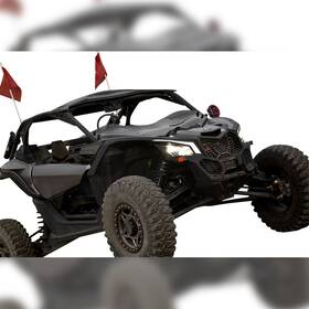 9525-k555628-utv Klock Werks Flare Windshield Kit-tint For 2018-2020 Can-am Maverick X3 Max