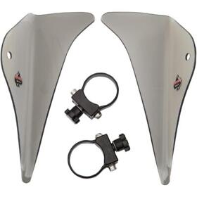 Kw05-010426-ds Klock Werks Windshield Flare Wings Dark Smoke Tinted