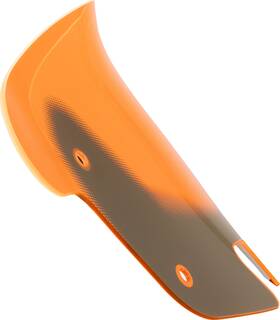 Kww-04-0632 Klock Werks Kolor Flare Ice Windshield Orange