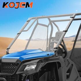5482 Kojem For 15-23 Honda Pioneer 500 520 Front Clear Full Scratch Resistance Windshield