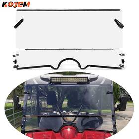 656541 Kojem For 2004-2013 Yamaha Rhino 450 660 700 Folding Full Front Windshield 1/4 Inch Thick
