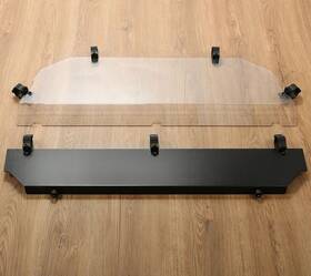 Rocket1099 Kojem Rear Windshield And Back Panel Fits 2012-2022 Polaris Rzr 570 S 800