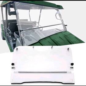 Rocket1194 Kojem Read For Kawasaki Mule 4010/4000 2009-2024 Fold-up Windshield 1/4ftft Thick Clear