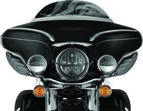 Kuryakyn 191209000691 Dragon Wing Air Deflectors Dark Smoke