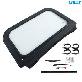 Om299898oc Lablt Full Glass Windshield With Wiper For 2008-2014 Polaris Rzr 800 Xp 900 570