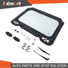 Tl33321q Labwork Full Glass Windshield With Wiper Front For Polaris Rzr 900 Turbo 2014-2018